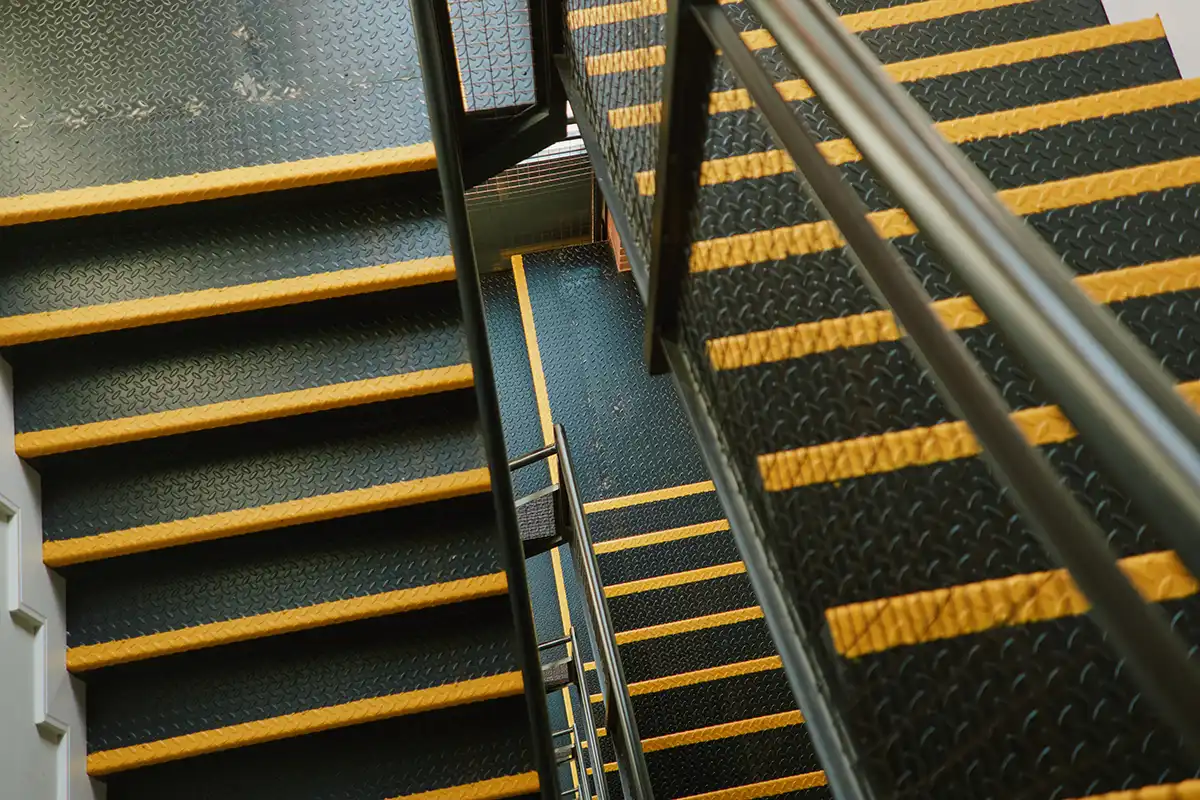 A staircase representing the next step in your career